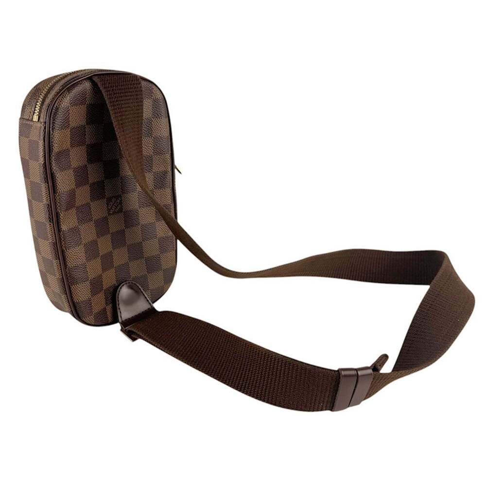 LOUIS VUITTON Authentic Brown Damier Canvas Pochette Hobo Bag - Picture 10 of 12